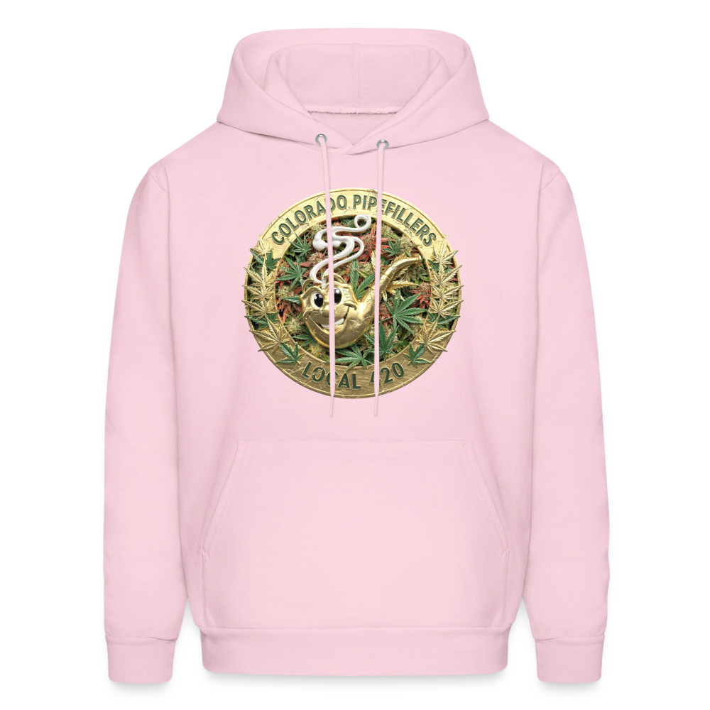 COLORADO PIPEFILLERS LOCAL 420 Men's Hoodie - pale pink