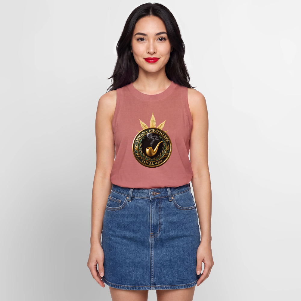 INDIANA PIPEFILLERS LOCAL 420 Women's Relaxed Tank Top - mauve