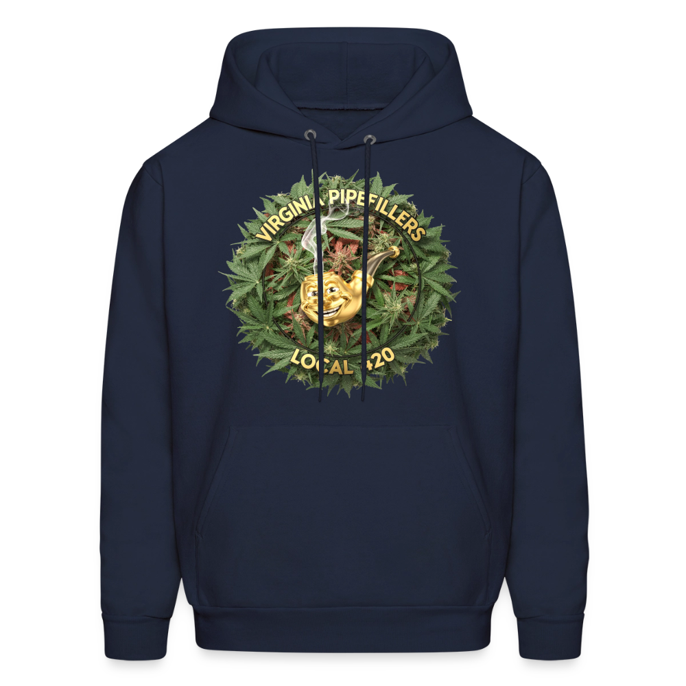 VIRGINIA PIPEFILLERS LOCAL 420 Men's Hoodie - navy