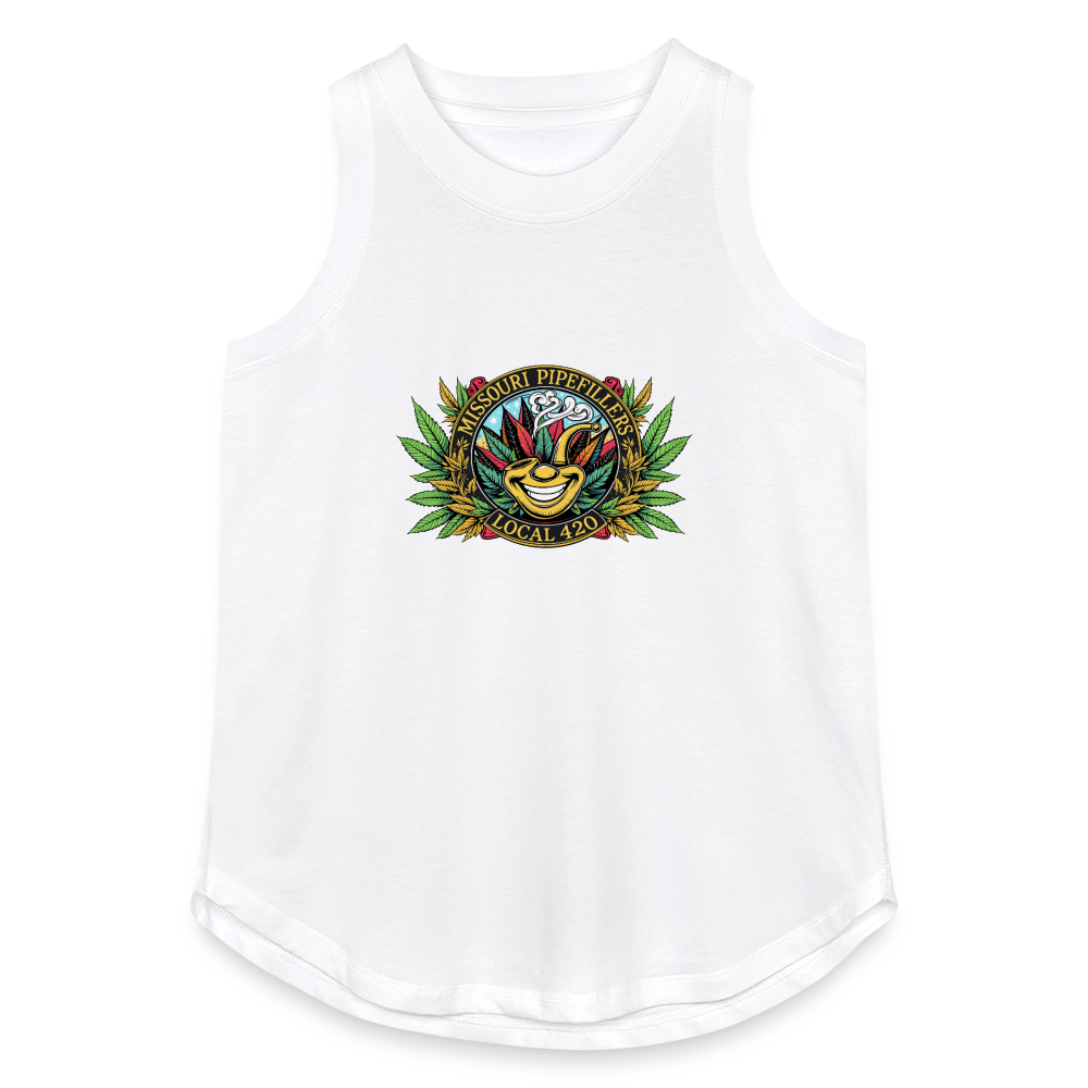 MISSOURI PIPEFILLERS LOCAL 420 Women's Relaxed Tank Top - white