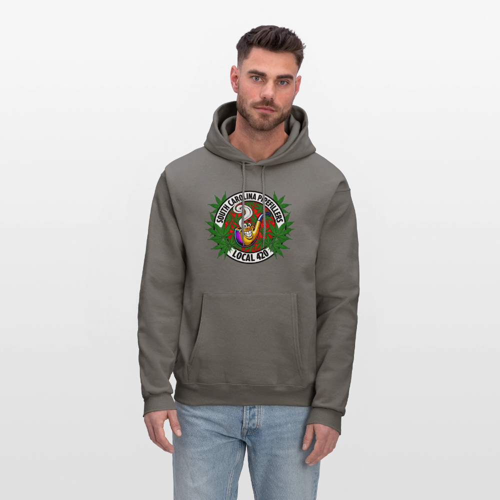SOUTH CAROLINA PIPEFILLERS LOCAL 420 Men's Hoodie - asphalt gray