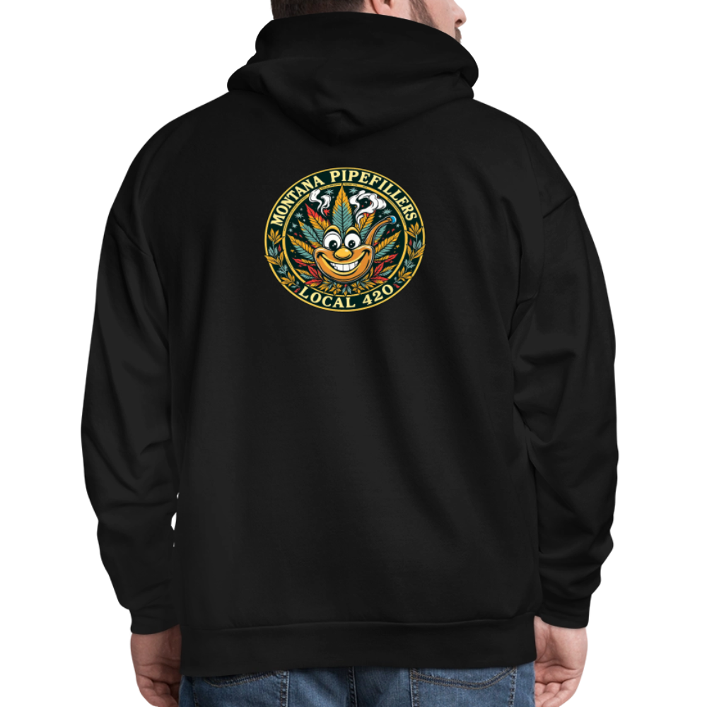 MONTANA PIPEFILLERS LOCAL 420 F/B DESIGN Men's Hoodie - black
