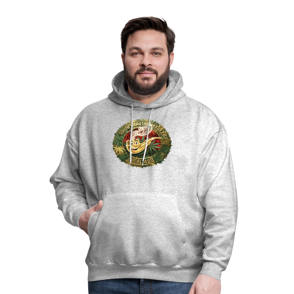 SOUTH DAKOTA PIPEFILLERS LOCAL 420  F/B DESIGN Men's Hoodie - heather gray