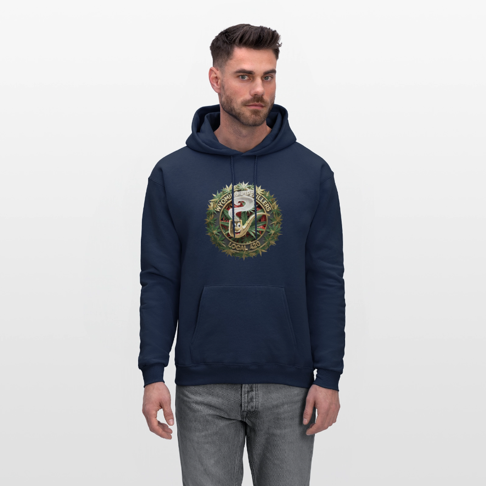 WYOMING PIPEFILLERS LOCAL 420 Men's Hoodie - navy