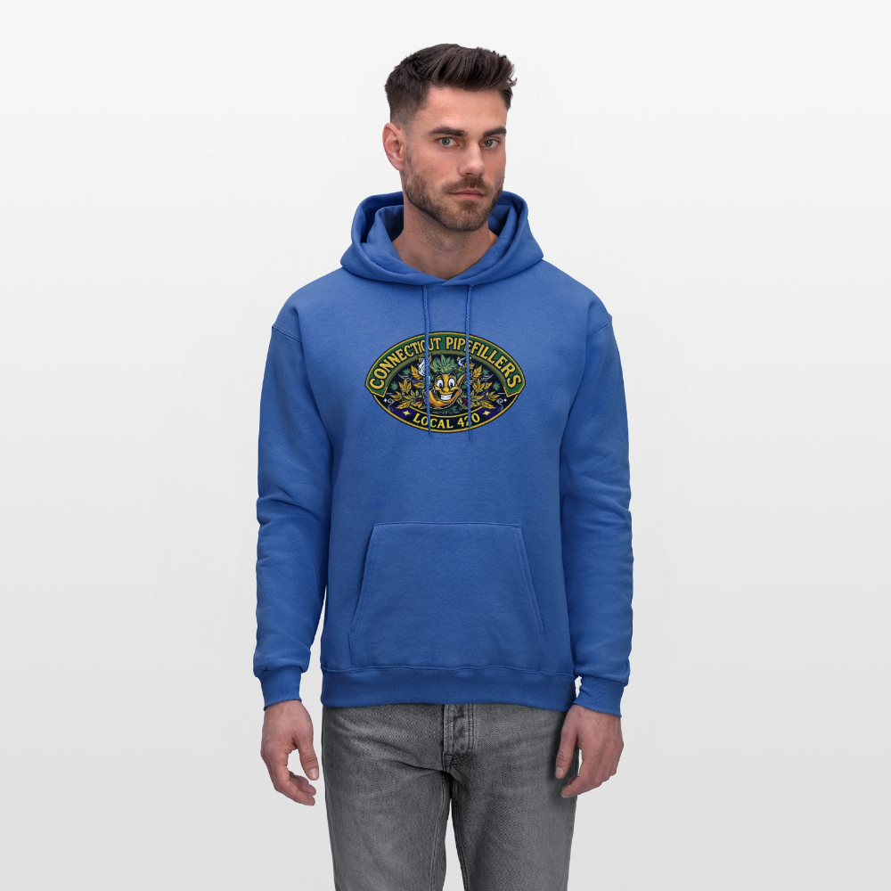 CONNECTICUT PIPEFILLERD LOCAL 420 F/B DESIGN Men's Hoodie - royal blue