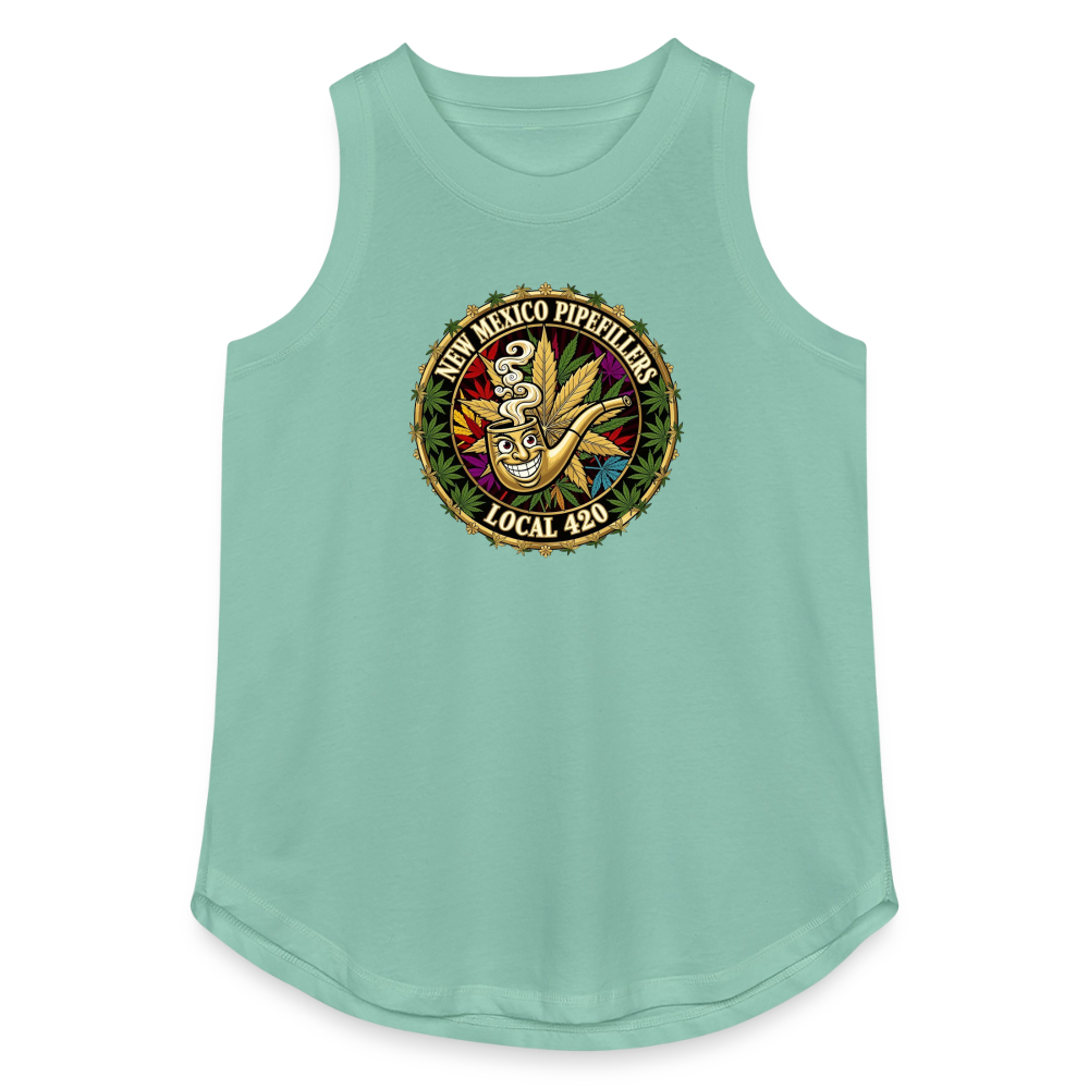 NEW MEXICO PIPEFILLERS LOCAL 420 Women's Relaxed Tank Top - saltwater