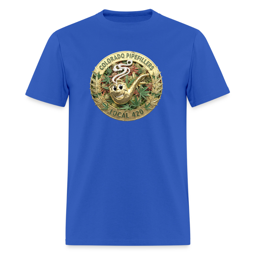 COLORADO PIPEFILLERS LOCAL 420 Men's T-Shirt - royal blue