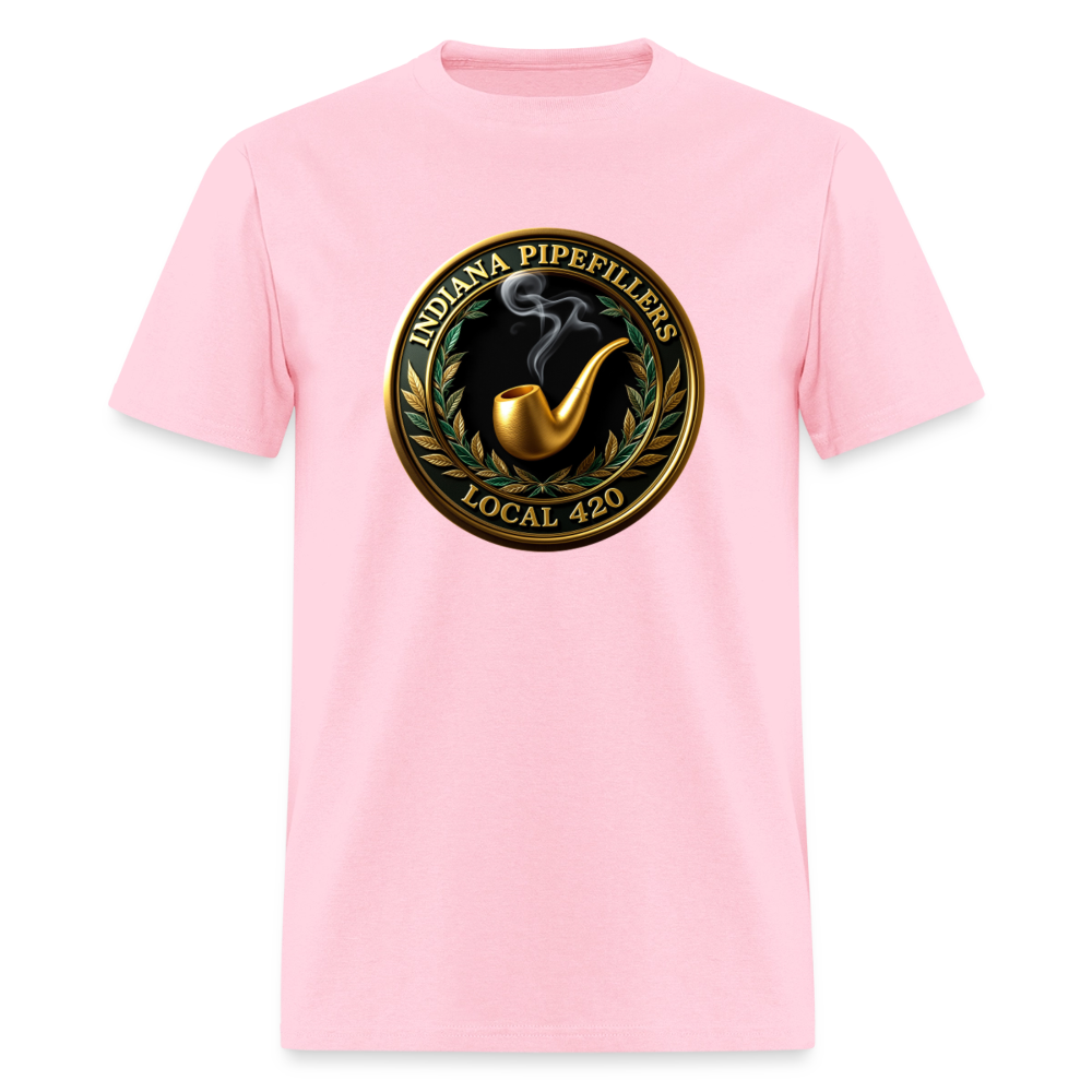 INDIANA PIPEFILLERS LOCAL 420 Men's T-Shirt - pink