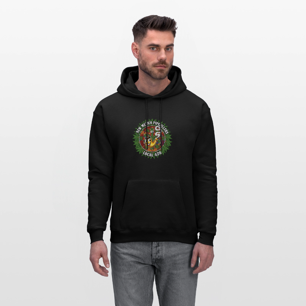 NEW MEXICO PIPEFILLERS LOCAL 420 Men's Hoodie - black
