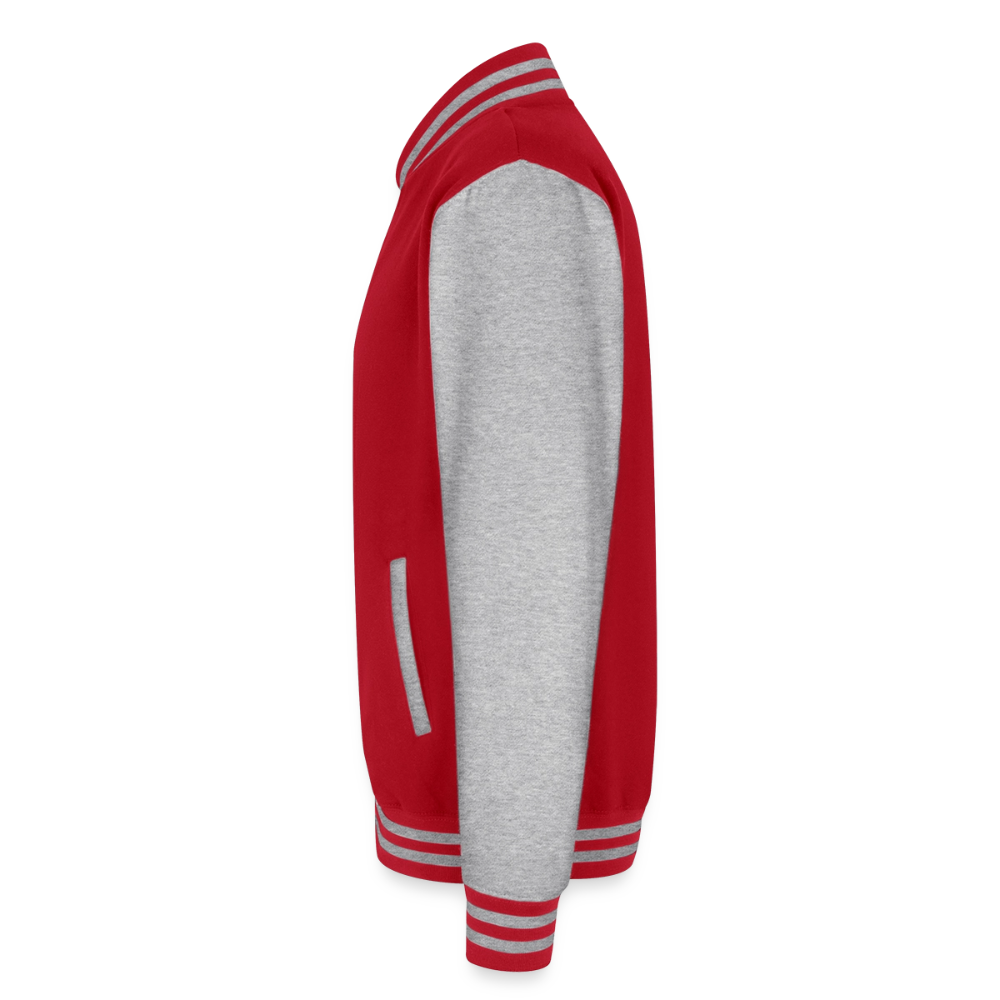 COLORADO PIPEFILLERS LOCAL 420 / 4 EMBLEM Unisex College Sweat Jacket - red/heather grey