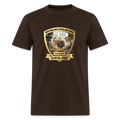 NEW ENGLAND PIPEFILLERS LOCAL 420 HERBIE HERBIVORE Men's T-Shirt - brown