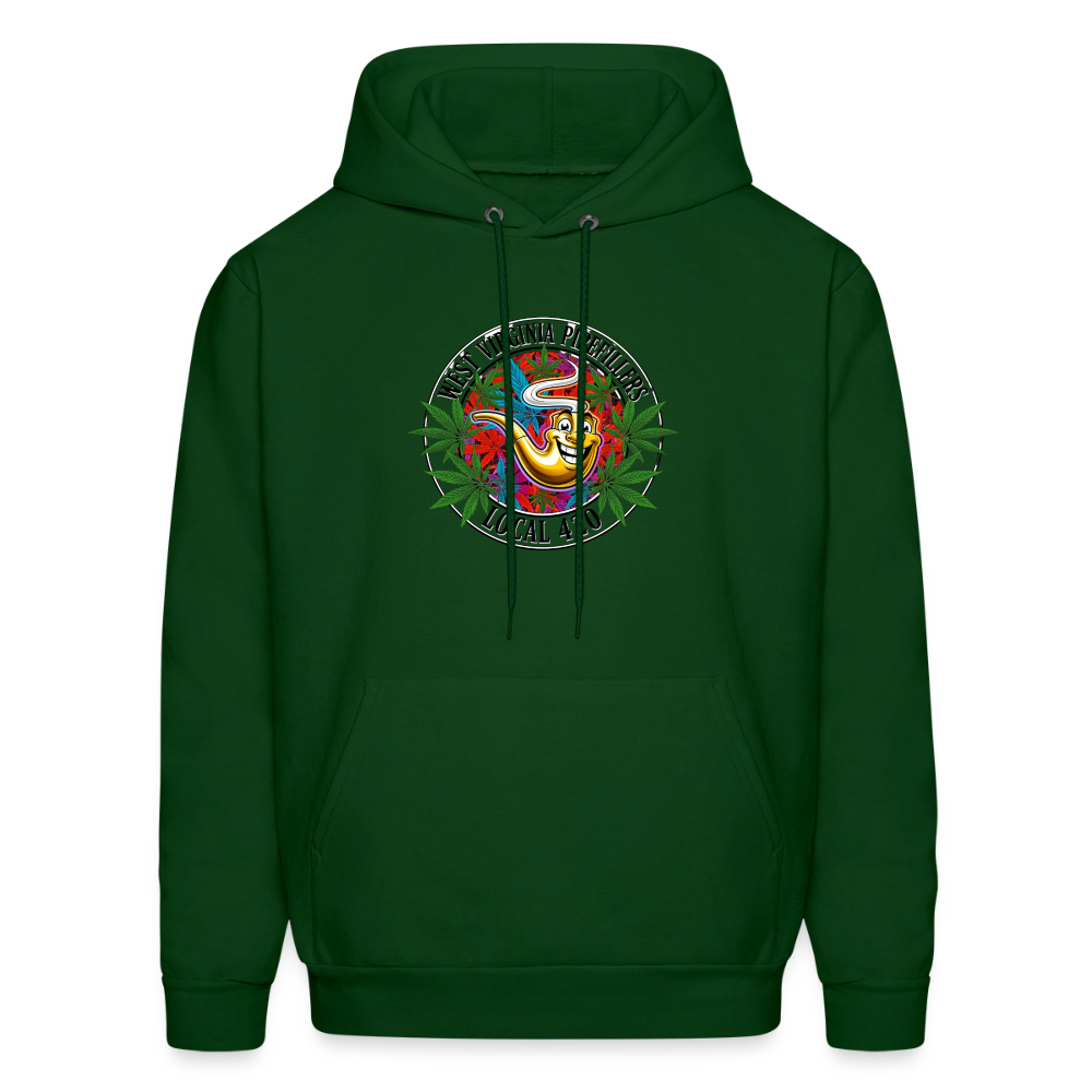 WEST VIRGINIA  PIPEFILLERS LOCAL 420 Men's Hoodie - forest green