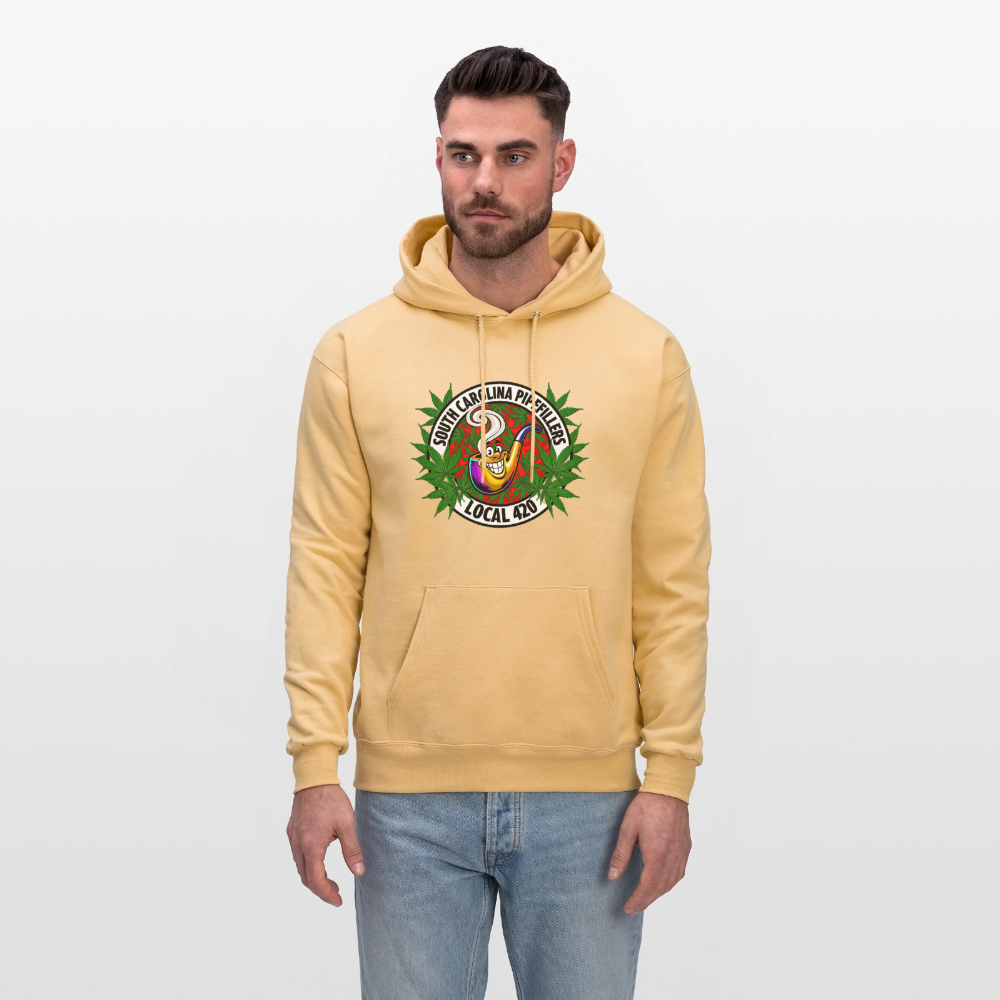SOUTH CAROLINA PIPEFILLERS LOCAL 420 F/B DESIGN Men's Hoodie - light gold 