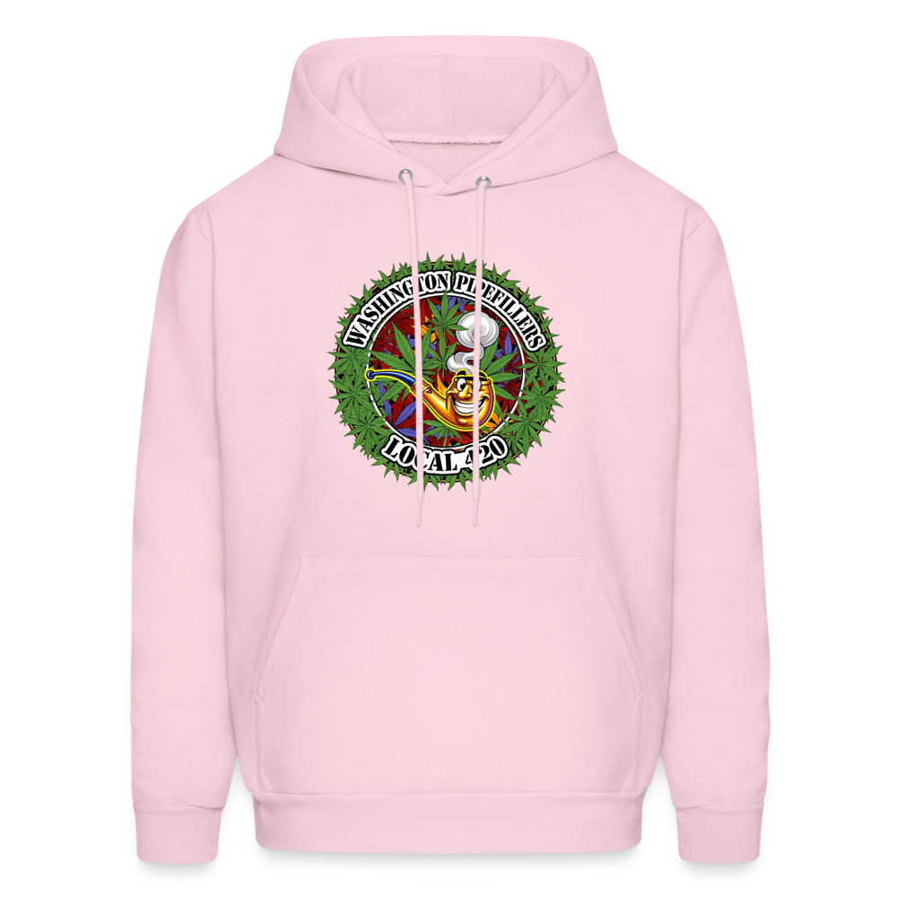 WASHINGTON PIPEFILLERS LOCAL 420 Men's Hoodie - pale pink