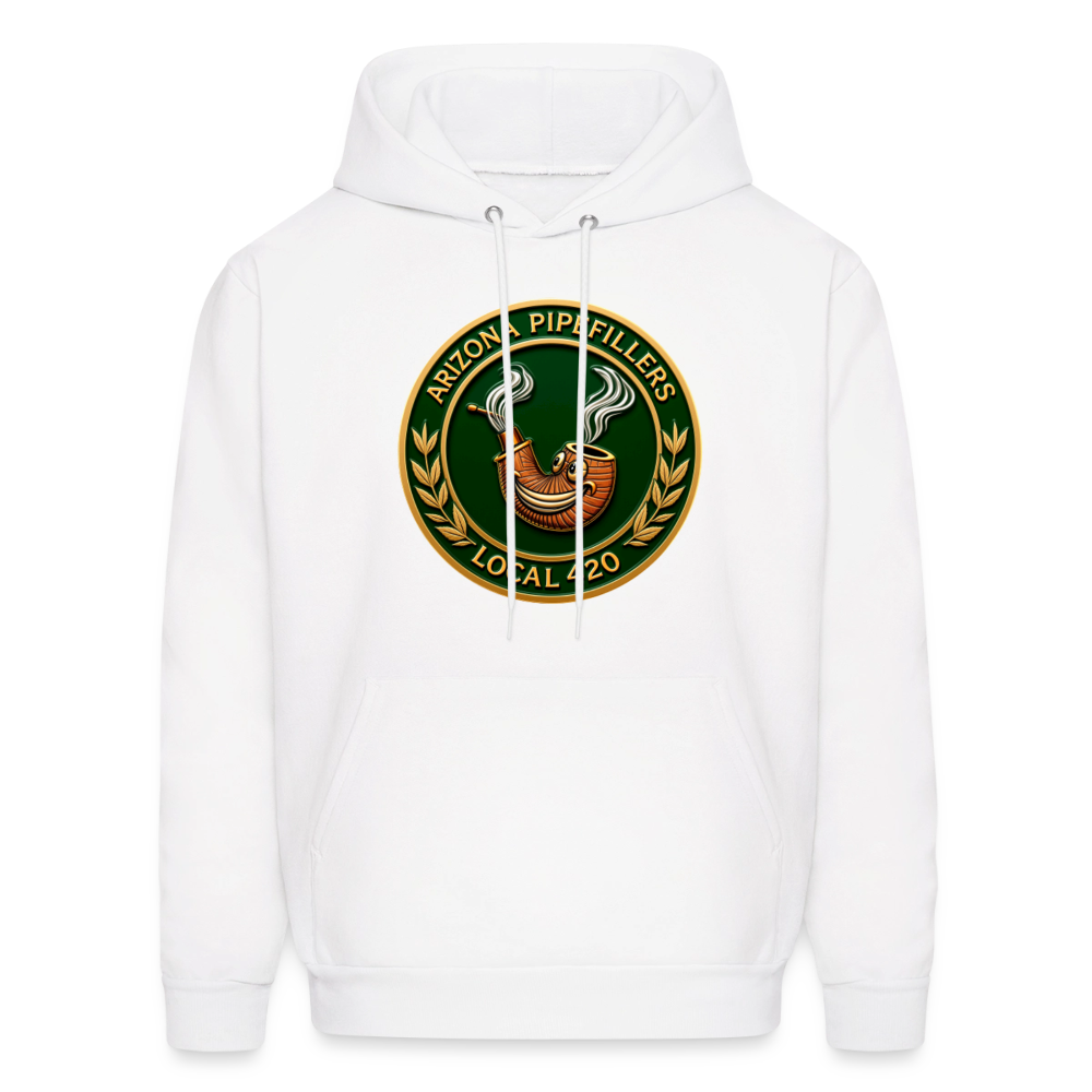 ARIZONIA PIPEFILLERS LOCAL 420 F/B DESIGN Men's Hoodie - white