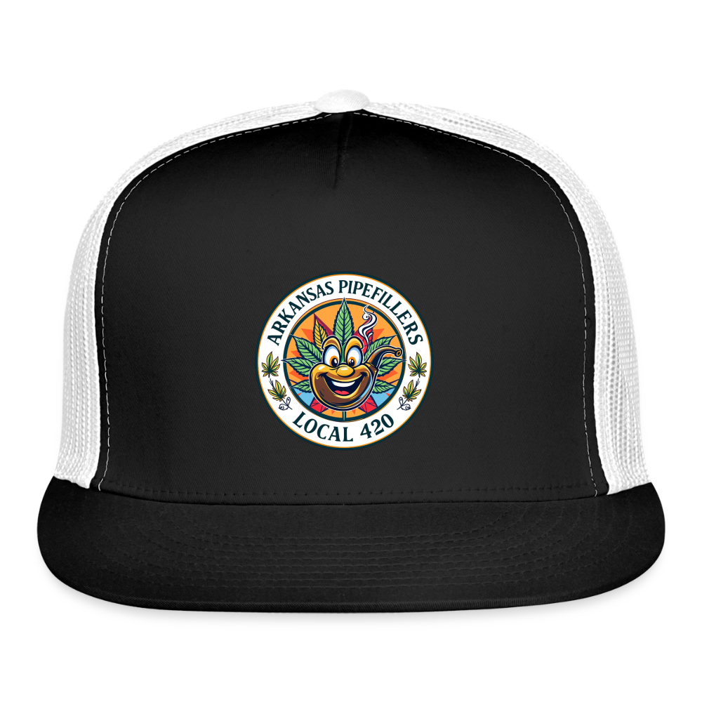 ARKANSAS PIPEFILLERS LOCAL 420 Trucker Hat - black/white