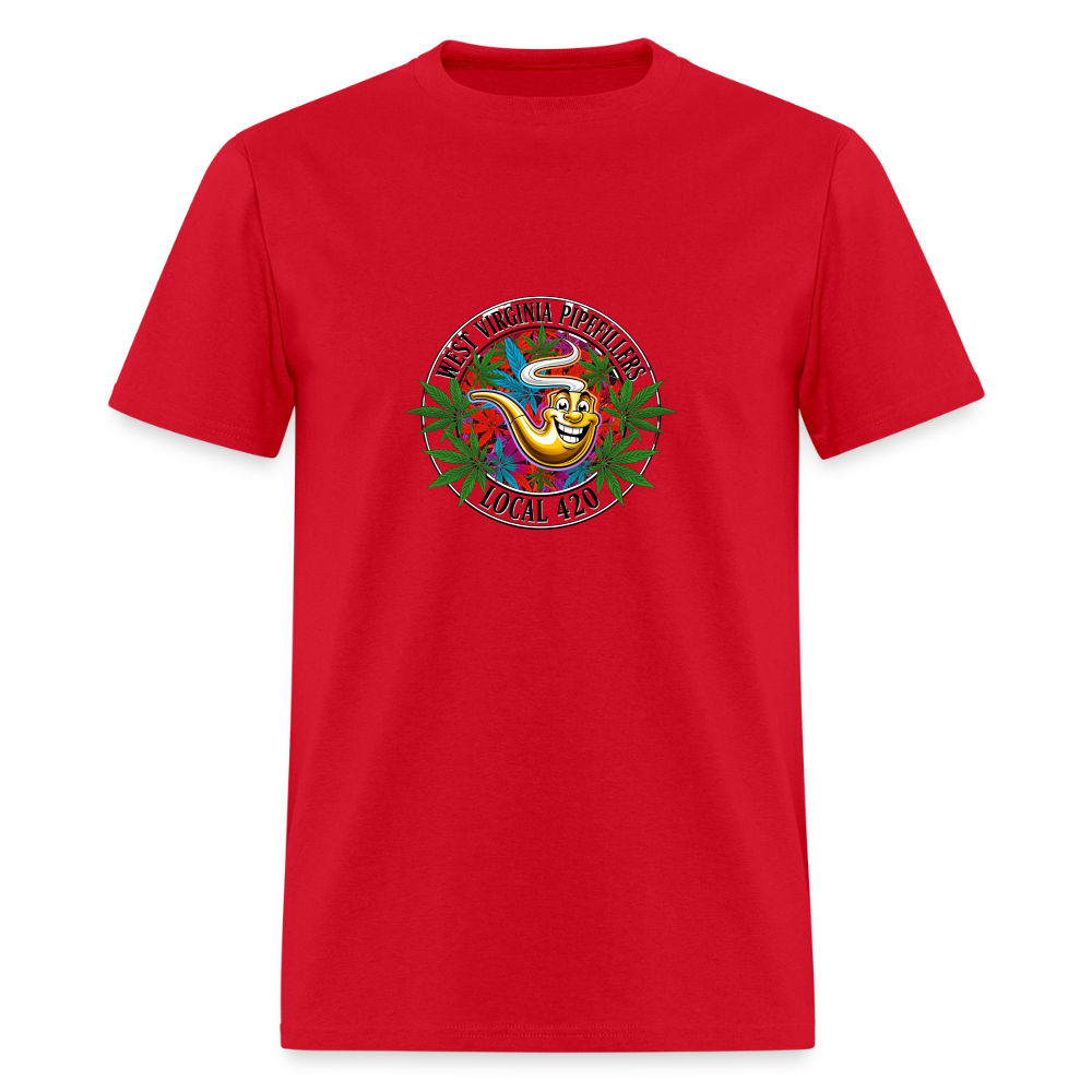 WEST VIRGINIA PIPEFILLERS LOCAL 420 Men's T-Shirt - red