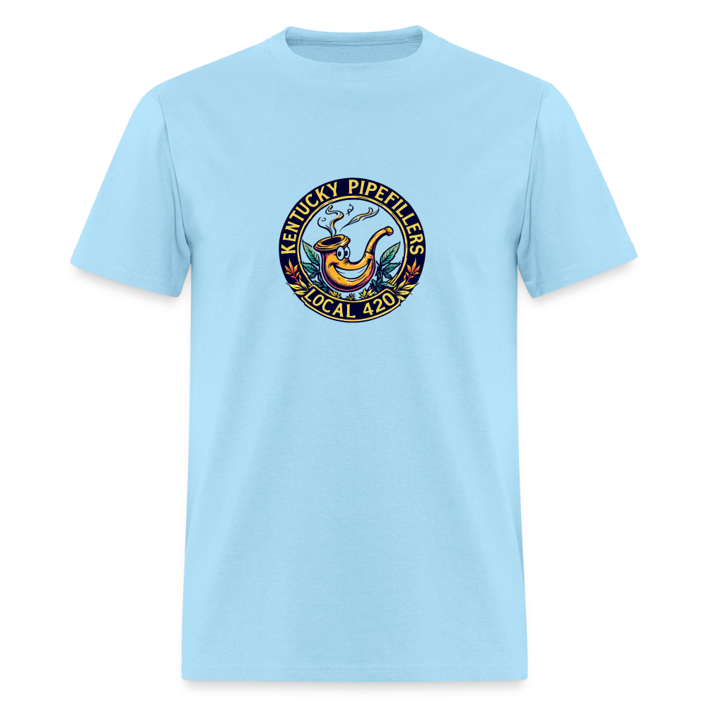 KENTUCKY PIPEFILLERS LOCAL 420 Men's T-Shirt - powder blue