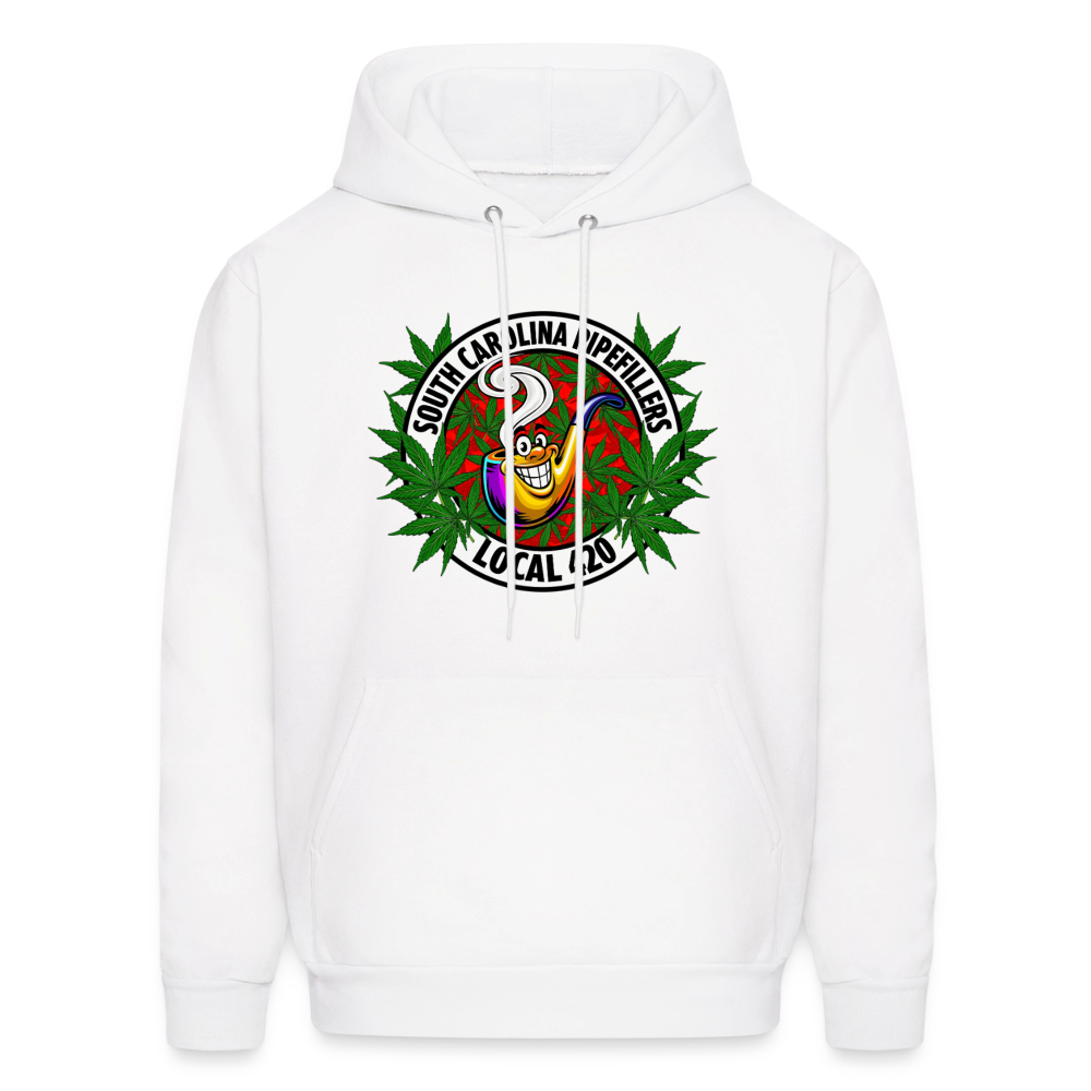 SOUTH CAROLINA PIPEFILLERS LOCAL 420 F/B DESIGN Men's Hoodie - white