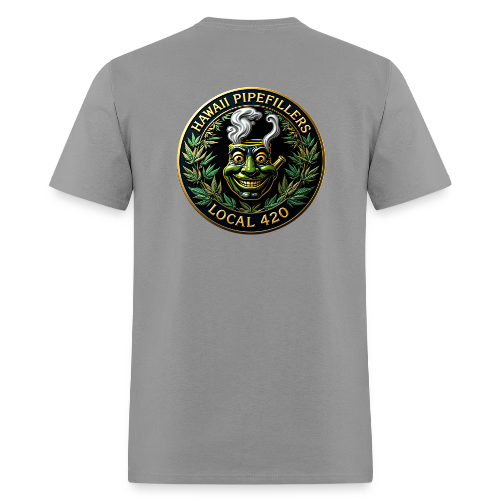 HAWAII PIPEFILLERS LOCAL 420 F/B DESIGN  Men's T-Shirt - rock