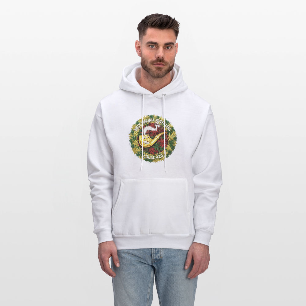 WEST VIRGINIA PIPIEFILLERS LOCAL 420 Men's Hoodie - white