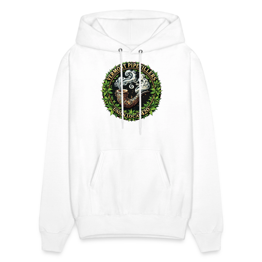 VERMONT PIPEFILLERS LOCAL 420 Men's Hoodie - white
