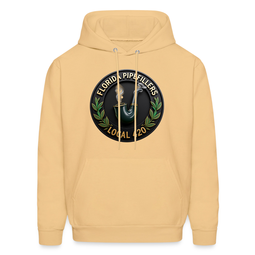 FLORIDA PIPEFILLERS LOCAL 420 F/B DESIGN Men's Hoodie - light gold 