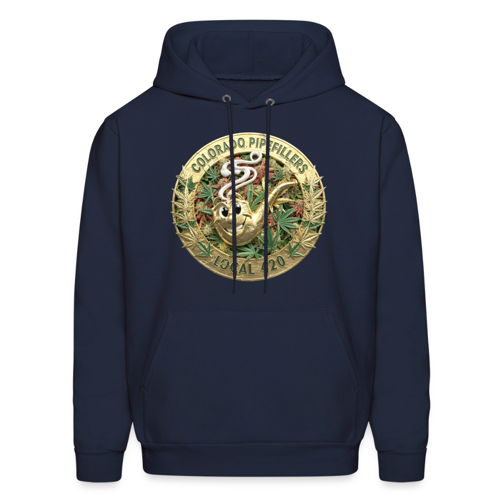 COLORADO PIPEFILLERS LOCAL 420 Men's Hoodie - navy