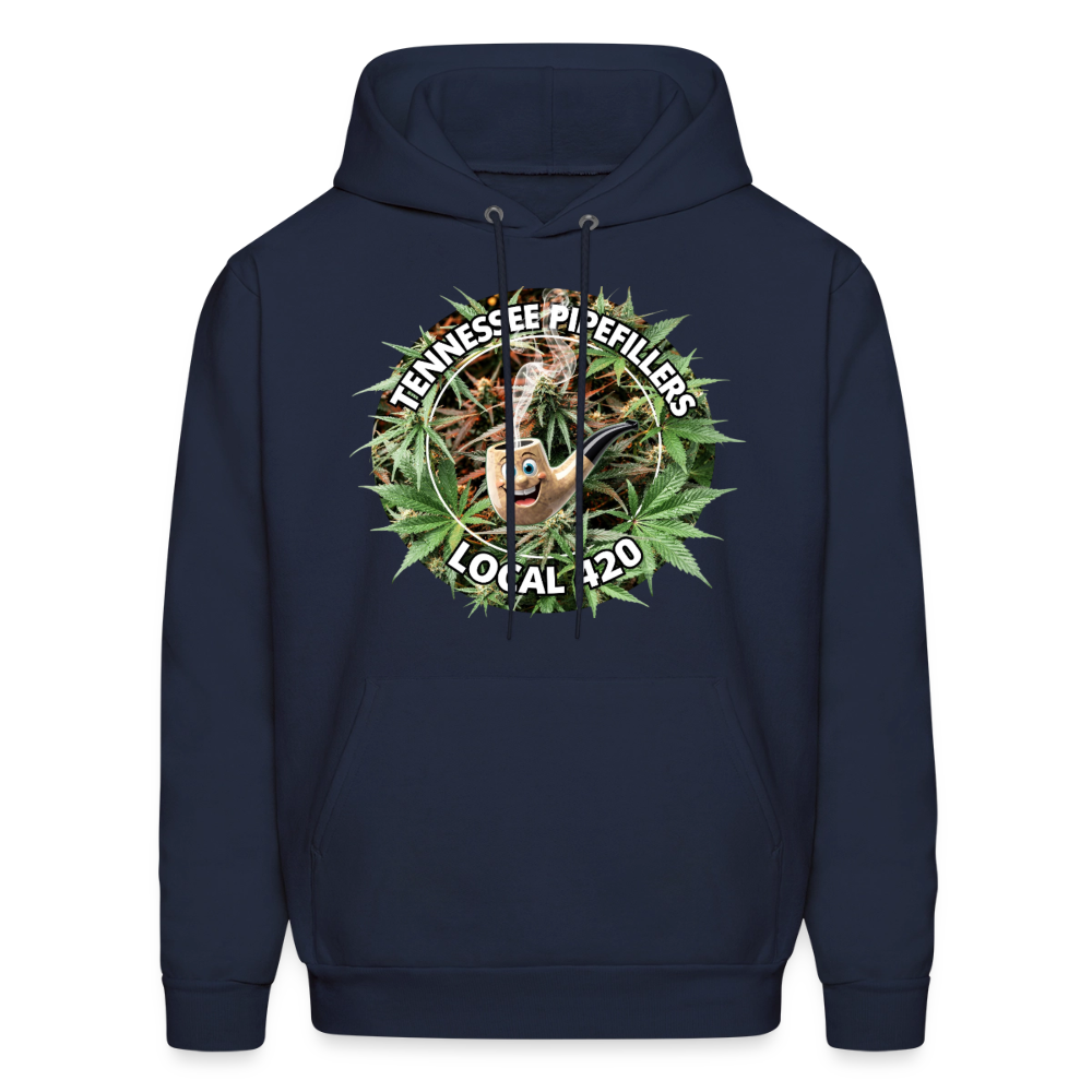 TENNESSEE PIPEFILLERS LOCAL 420 Men's  Hoodie - navy