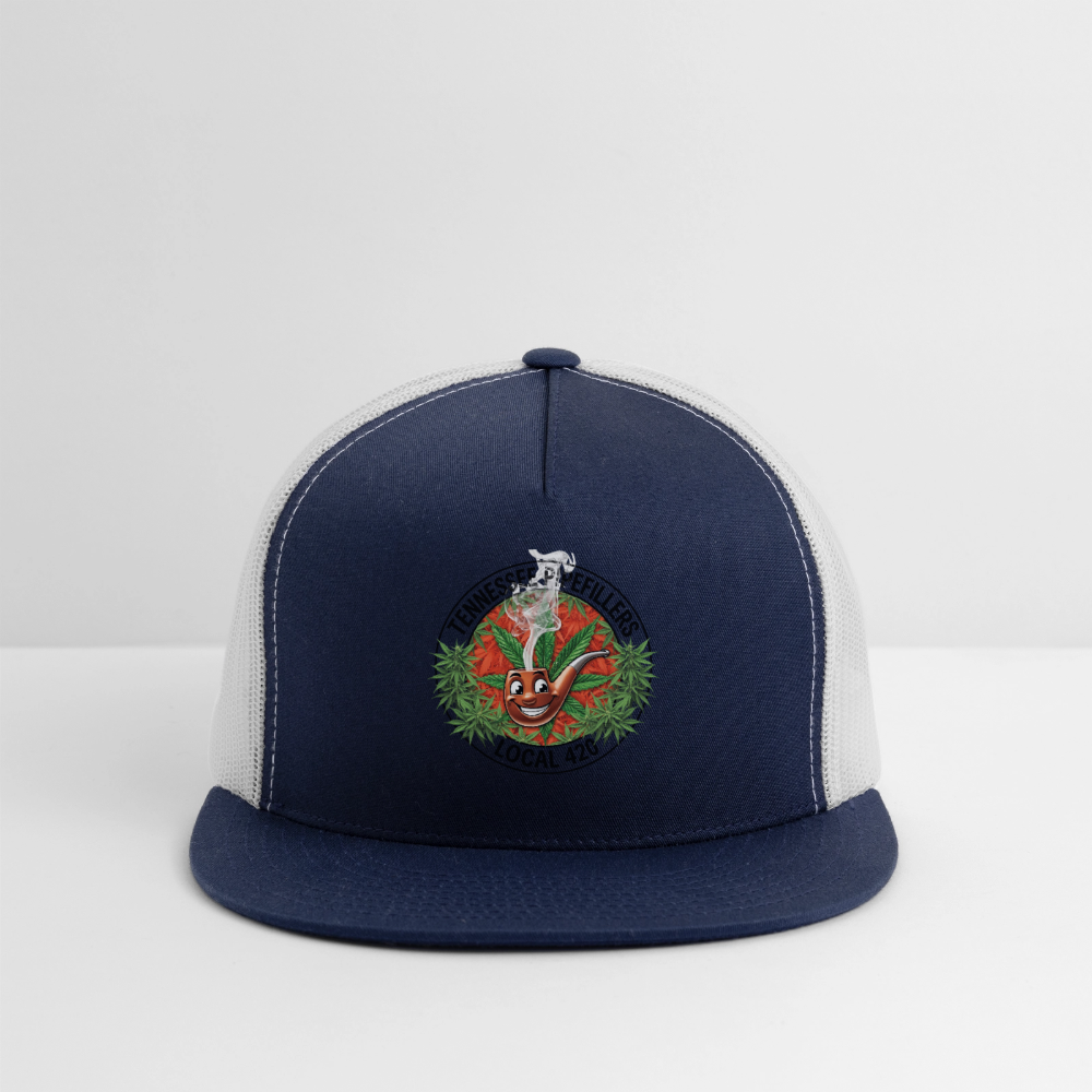 TENNESSEE PIPEFILLERS LOCAL 420 Trucker Hat - navy/white