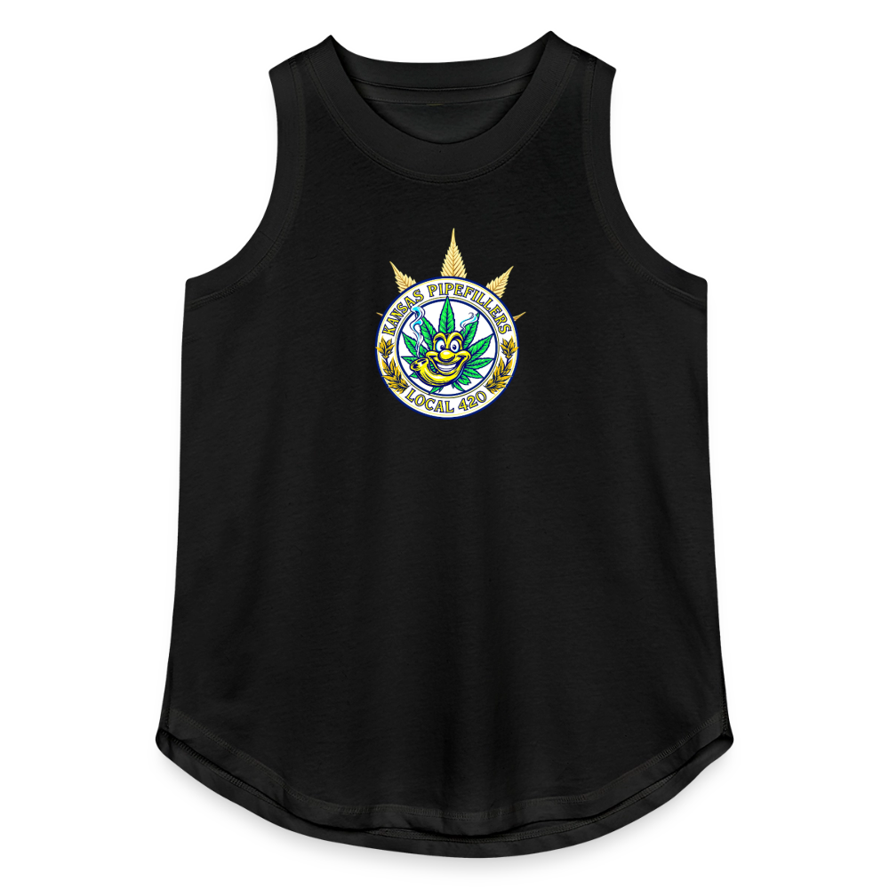 INDIANA PIPEFILLERS LOCAL 420 Women's Relaxed Tank Top - black