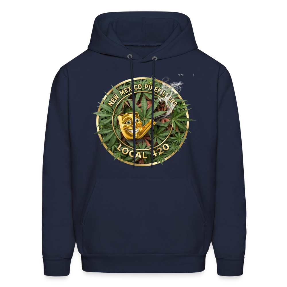NEW MEXICO PIPEFILLERS LOCAL 420 Men's Hoodie - navy