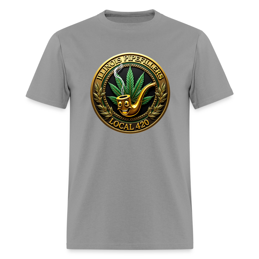 ILLINOIS PIPEFILLERS LOCAL 420 Men's T-Shirt - rock