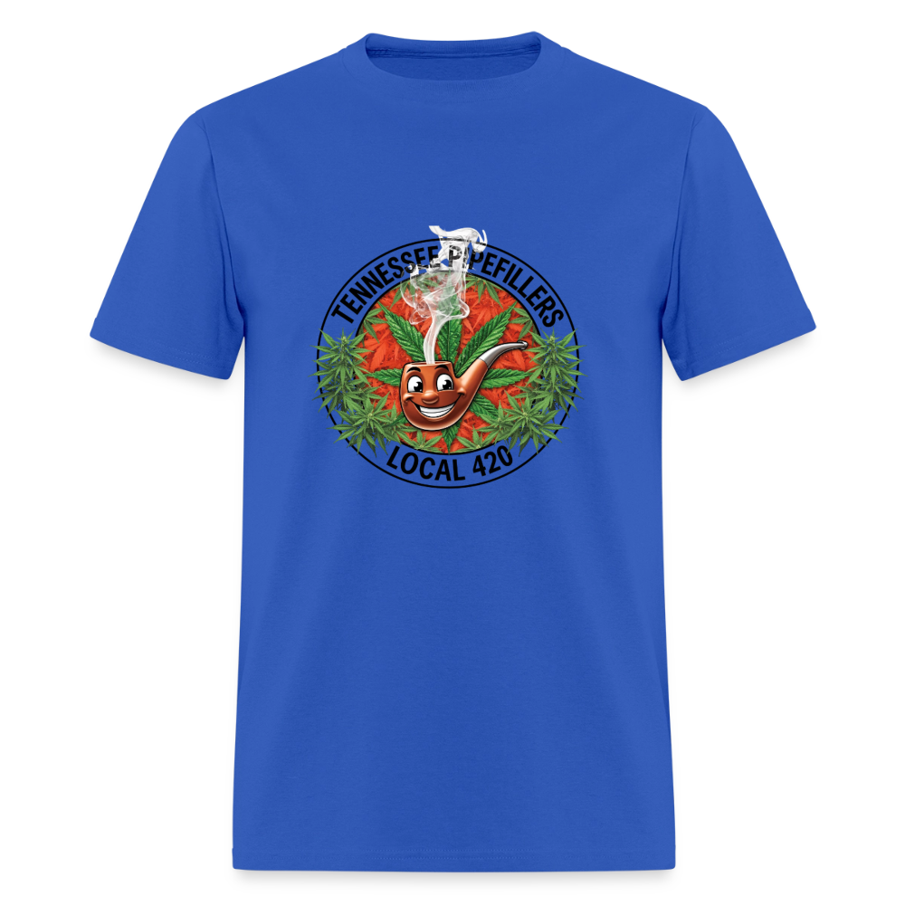 TENNESSEE PIPEFILLERS LOCAL 420 Men's T-Shirt - royal blue