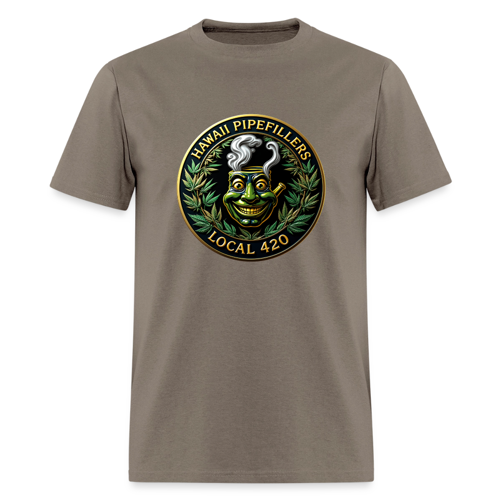 HAWAII PIPEFILLERS LOCAL 420 Men's T-Shirt - safari