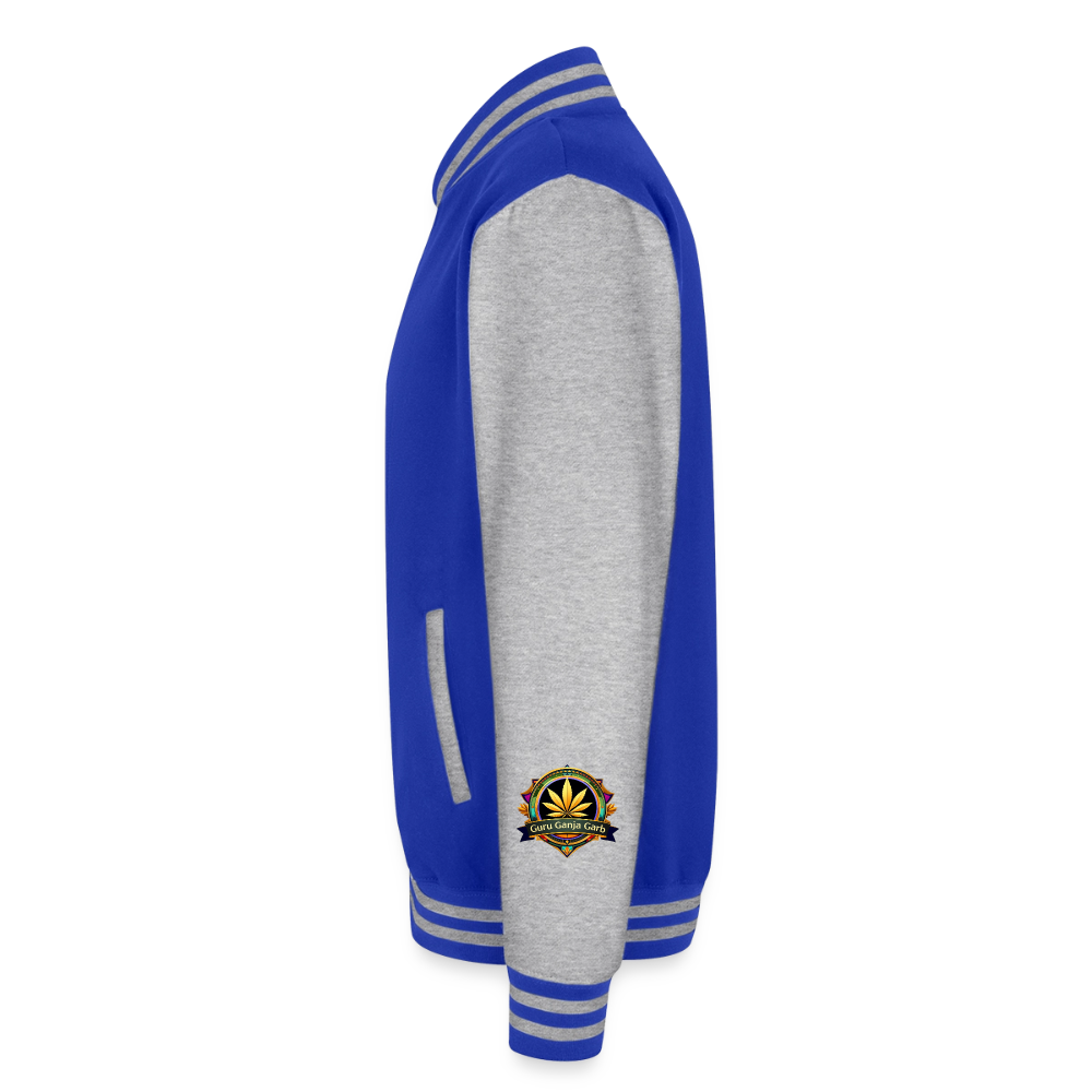 WYOMING PIPEFILLERS LOCAL 420 / 4 EMBLEM Unisex College Sweat Jacket - royal/heather grey