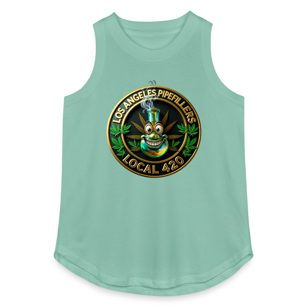 LOS ANGELES PIPEFILLERS LOCAL 420 Women's Relaxed Tank Top - saltwater