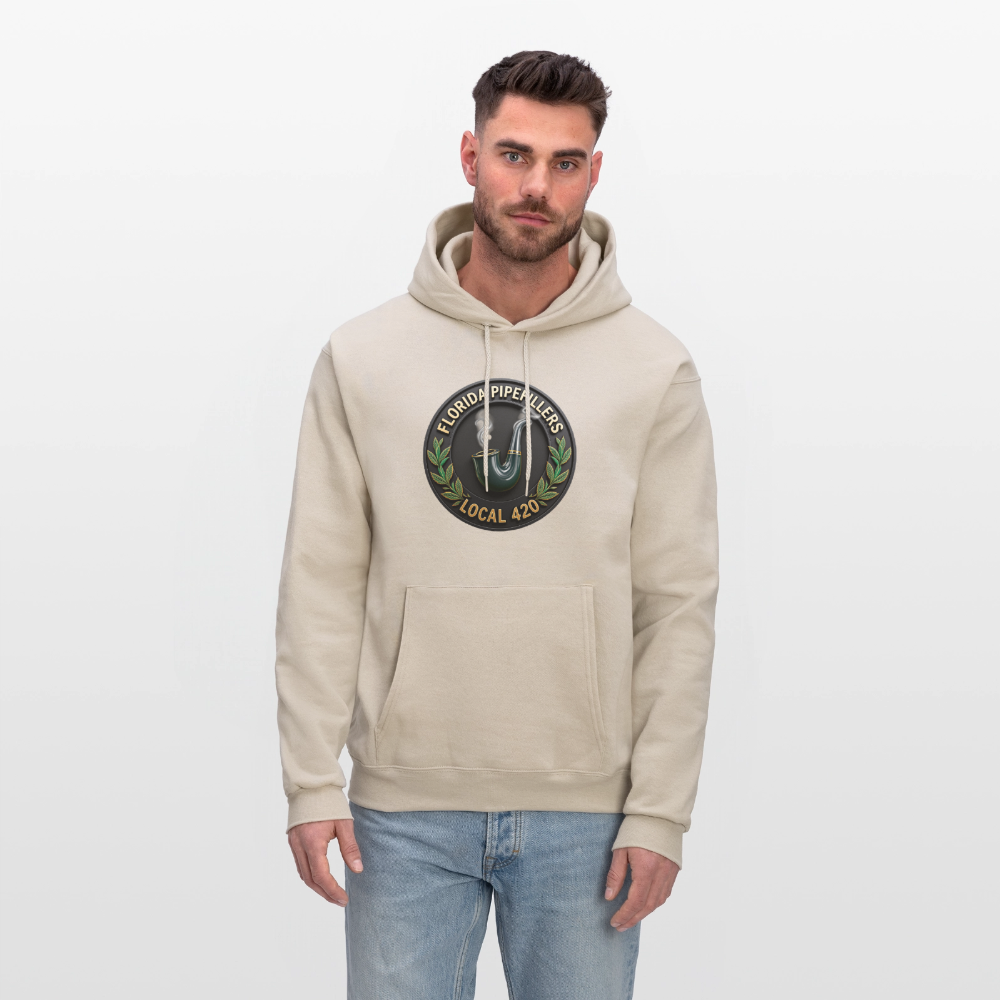 FLORIDA PIPEFILLERS LOCAL 420 Men's Hoodie - Sand