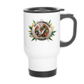 DELAWARE PIPEFILLERS LOCAL 420 14oz Stainless Steel Travel Mug - white