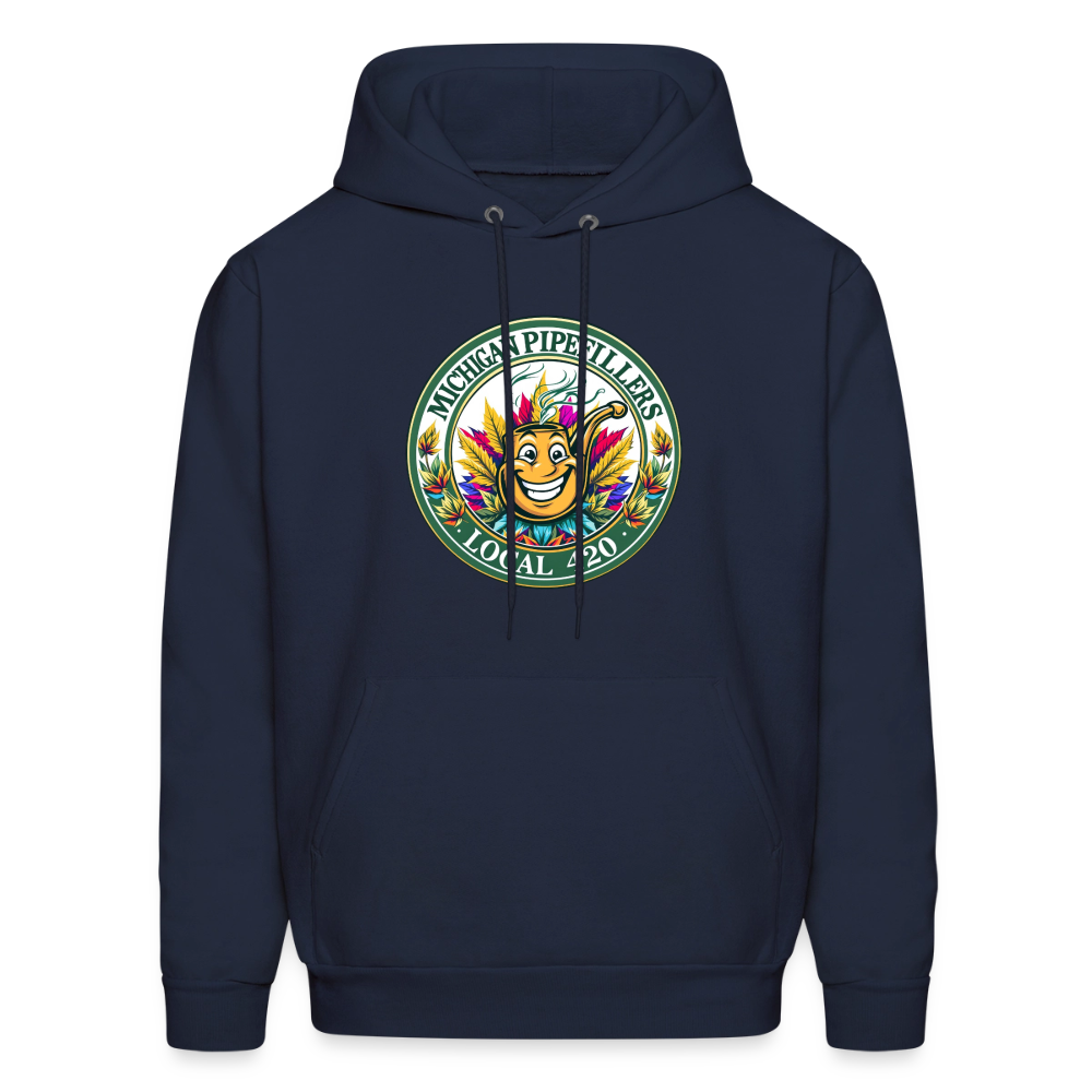 MICHIGAN PIPEFILLERS LOCAL 420 Men's Hoodie - navy