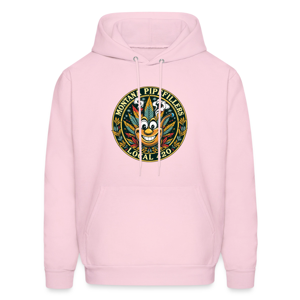 MONTANA PIPEFILLERS LOCAL 420 Men's Hoodie - pale pink