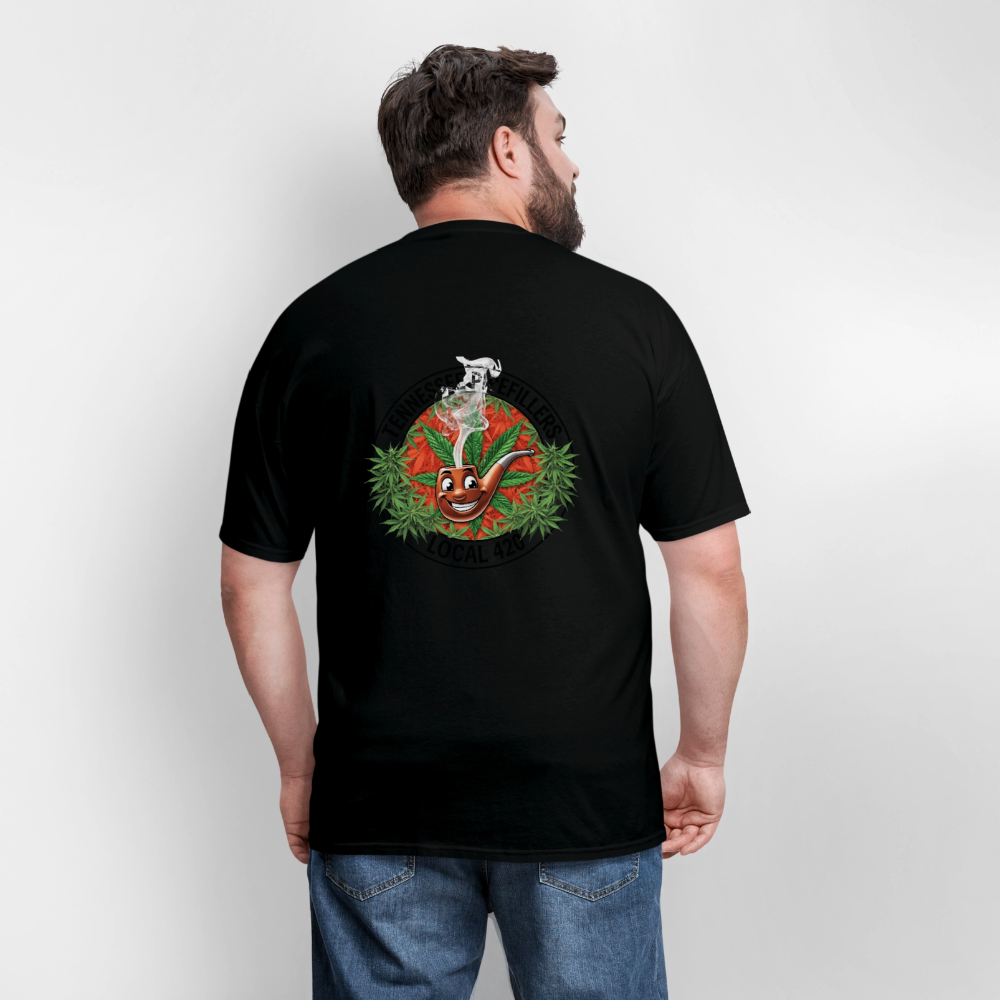 TENNESSEE PIPEFILLERS LOCAL 420 Men's T-Shirt - black