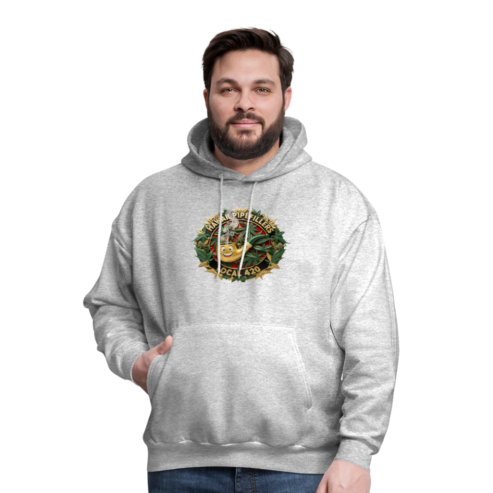 HAWAII PIPEFILLERS LOCAL 420 F/B DESIGN Men's Hoodie - heather gray