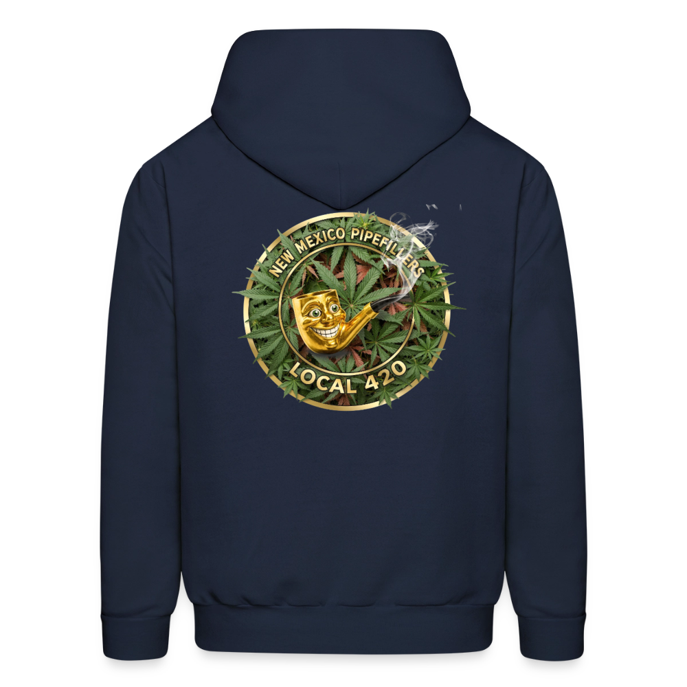 NEW MEXICO PIPEFILLERS LOCAL 420 Men's Hoodie - navy