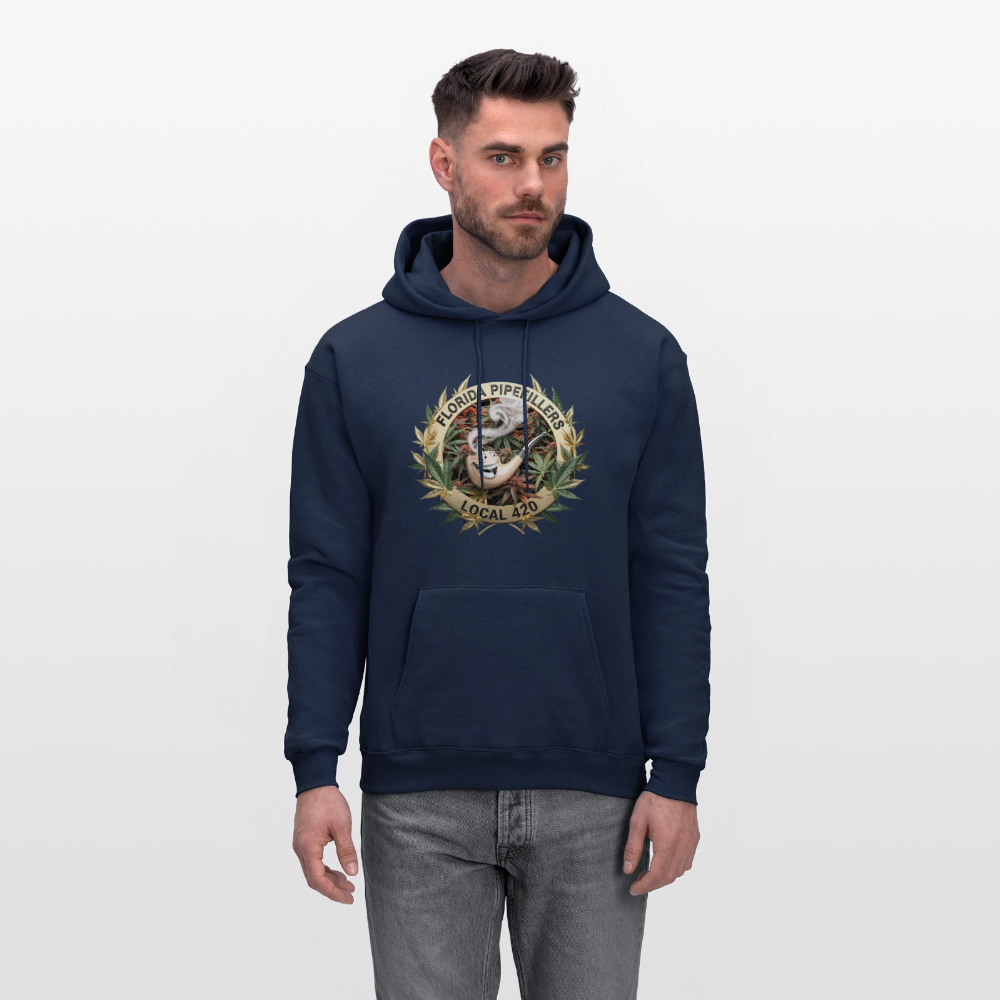FLORIDA PIPEFILLERS LOCAL 420 Men's Hoodie - navy