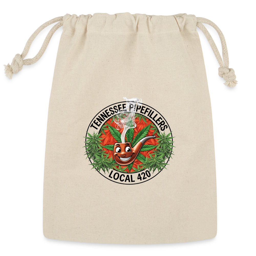 TENNESSEE PIPEFILLERS LOCAL 420 Reusable Gift Bag - Natural