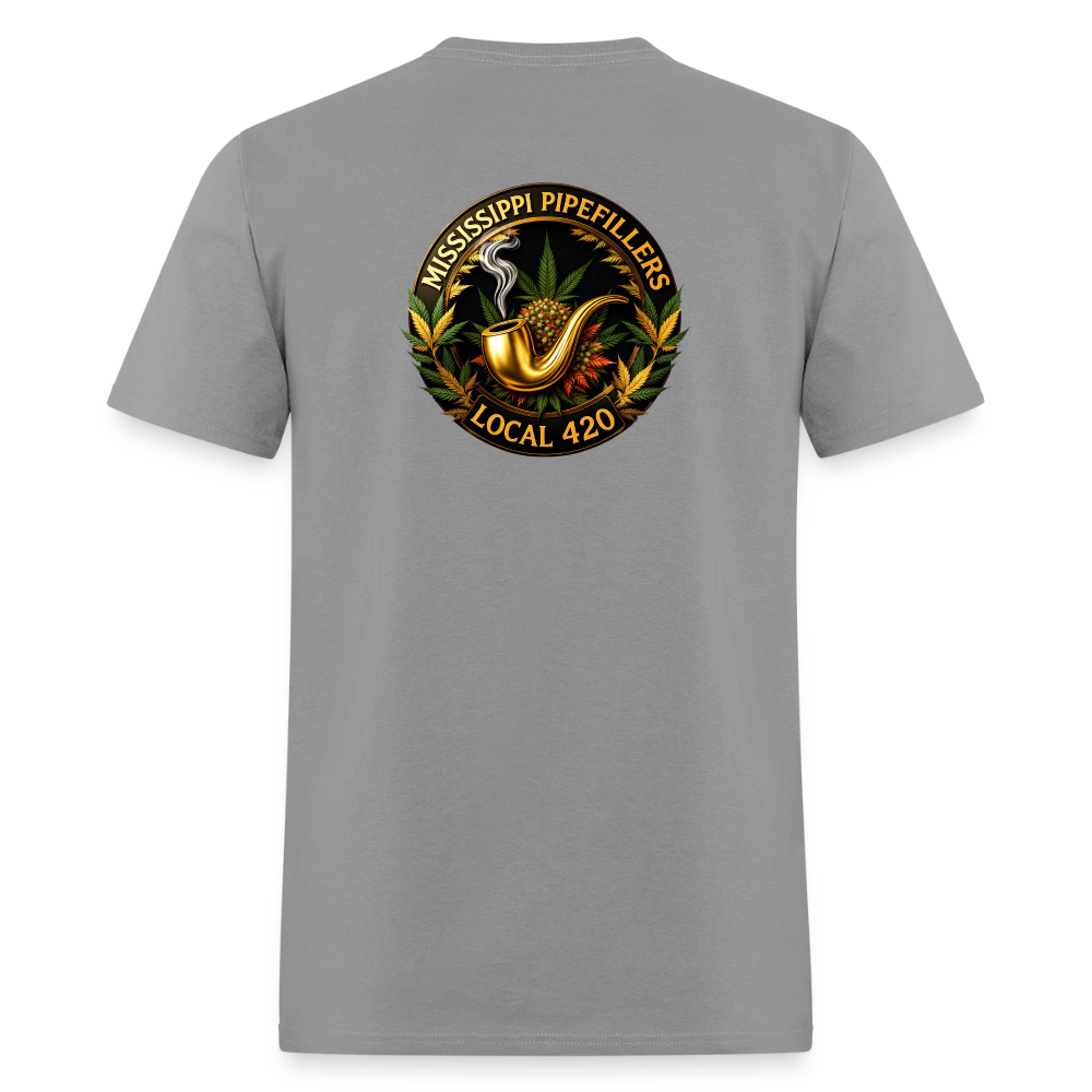 MISSISSIPPI PIPEFILLERS LOCAL 420 Men's T-Shirt - rock