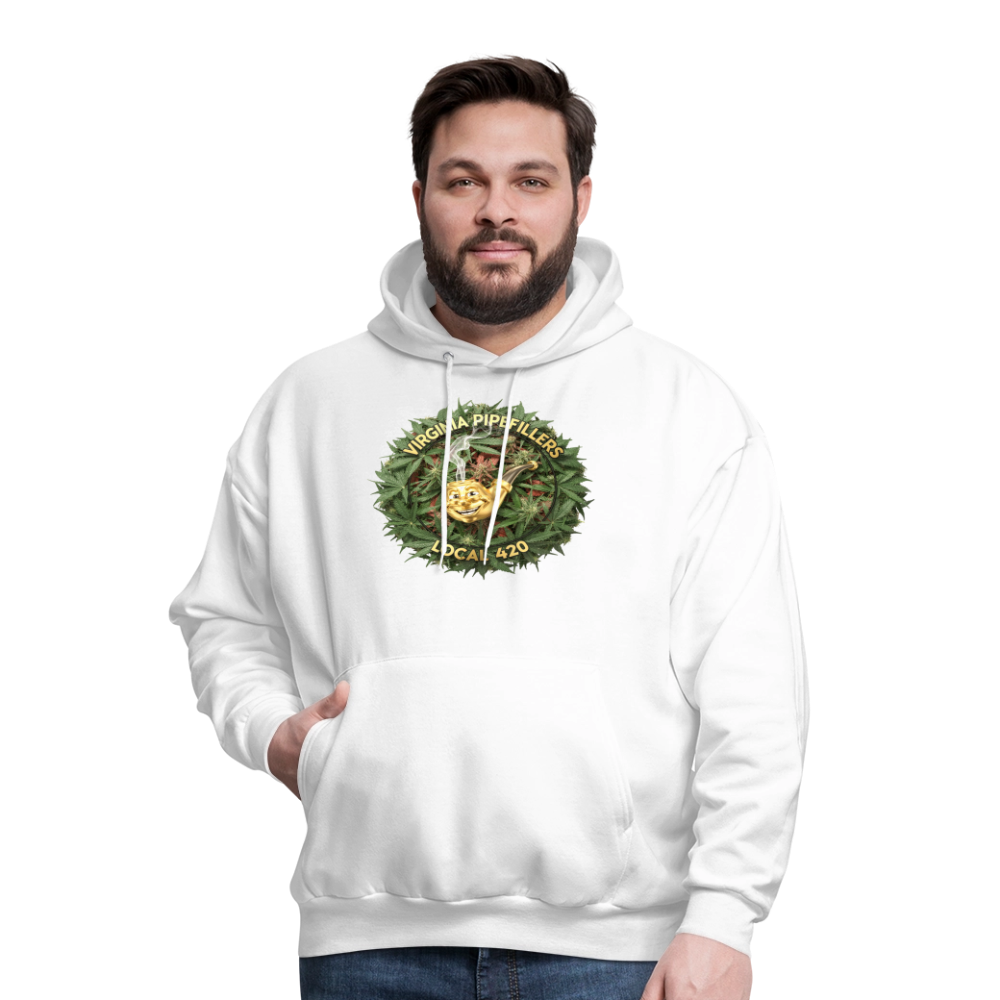 VIRGINIA PIPEFILLERS LOCAL 420 Men's Hoodie - white