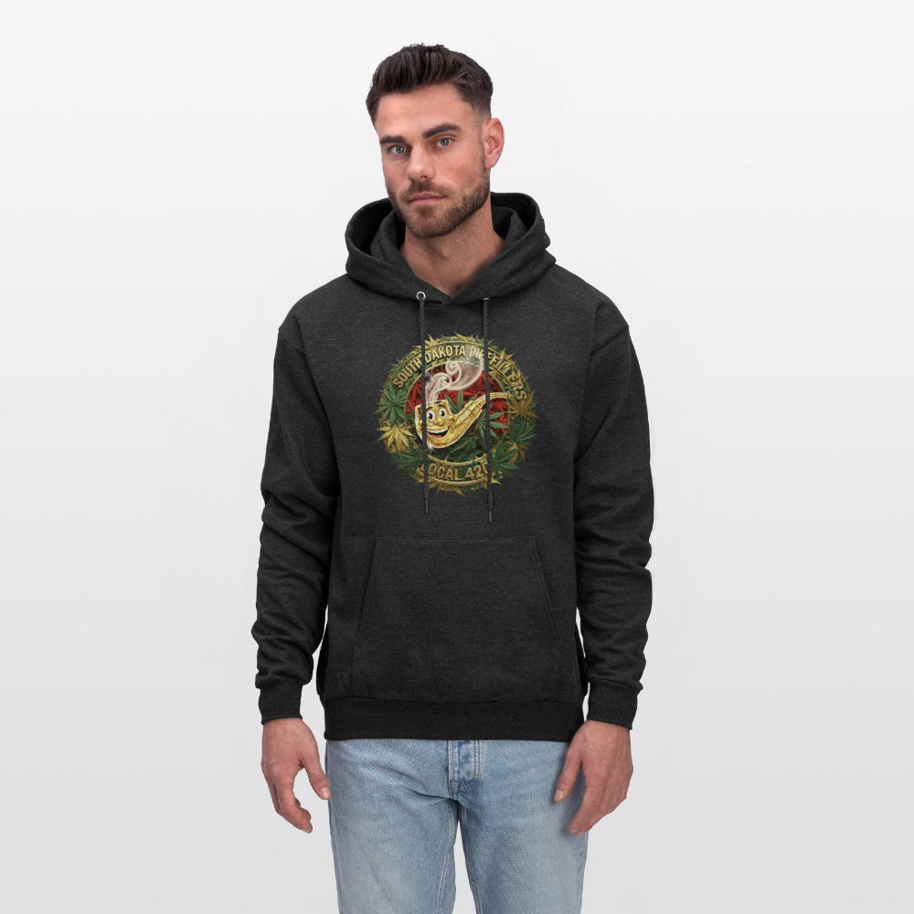 SOUTH DAKOTA PIPEFILLERS LOCAL 420  F/B DESIGN Men's Hoodie - charcoal grey