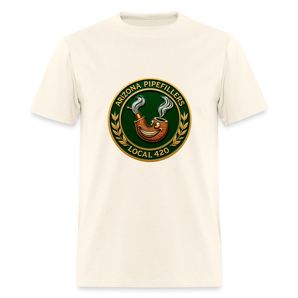 ARIZONIA PIPEFILLERS LOCAL 420 Men's T-Shirt - sweet cream heather